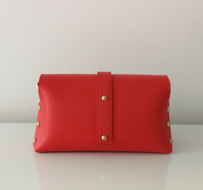 Малка дамска чанта Elizabeth George корал