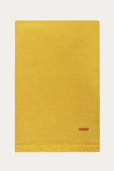 Луксозна плажна кърпа Bricini Isla Beach Mustard 85x175 100% памук