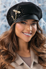 Очарователен дамски каскет WILLI от 100% сертифицирана вълна Woolmark– модел BEZANTA